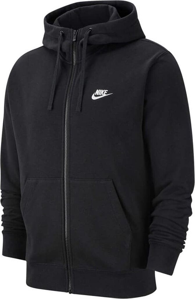 NIKE M Nsw Club Hoodie Fz Sweatshirtjacke Herren schwarz XL