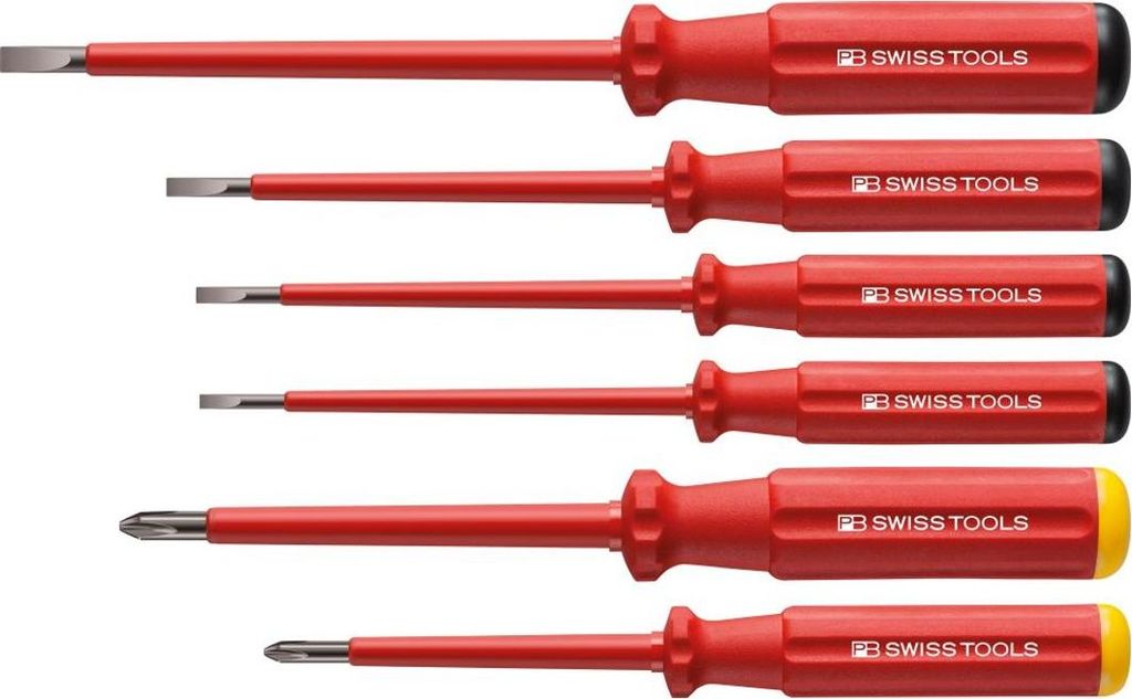 Schraubendreher-Satz VDE 6-teilig Schlitz/PH im Karton Classic PB Swiss Tools