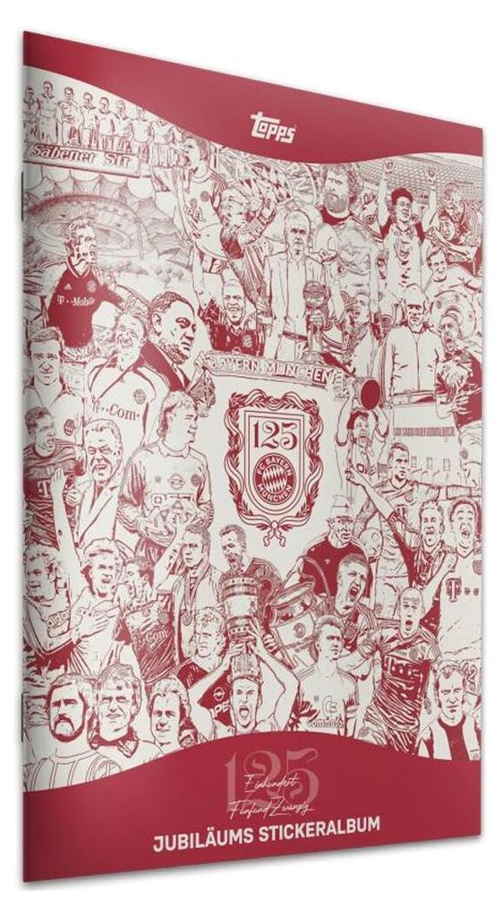 125 anni di FC Bayern Monaco Album di raccolta adesivi Immagine del prodotto 
