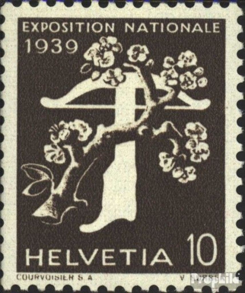 Briefmarken Schweiz 1939 Mi 349y gestempelt Landesausstellung
