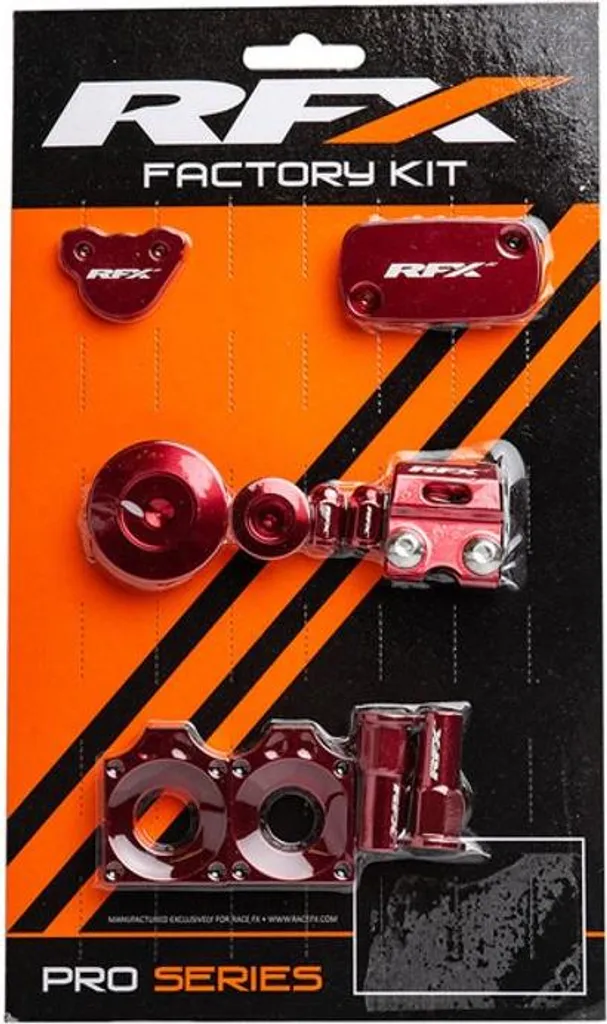 Kit RFX Factory Honda CRF450 en Aluminium CNC Rouge Ultra Résistant