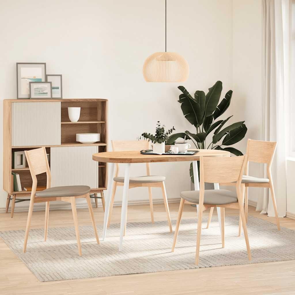 vidaXL Konsolentischbeine Konische Form 4 Stk. Weiß 72-73 cm Stahl