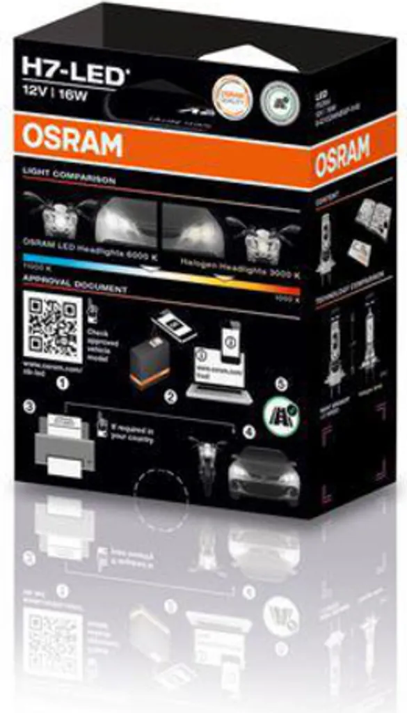 Ampoule H7-LED Speed OSRAM Night Breaker : Sécurité Maximale de Nuit - 9