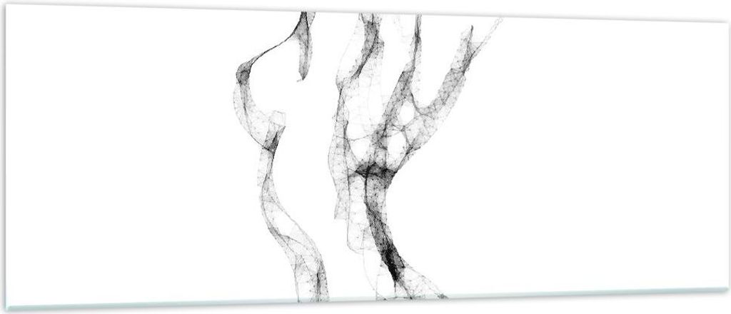 Bilder auf glas - Einteilig - Frau Körper Nacktheit - 140x50cm - Glasbilder - Wandbilder - Bilder - zum Aufhängen bereit - Wanddekoration aus Gla...