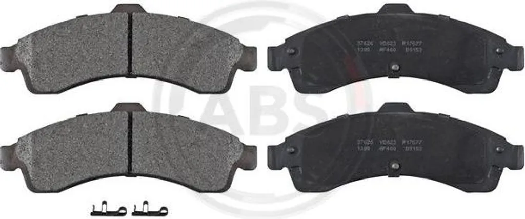 Plaquettes de frein A.B.S. 37626 pour Chevrolet SSR et Trailblazer OE