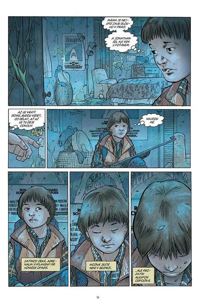 Livre Stranger Things 1 couverture rigide édition Crew Druhá strana - 4