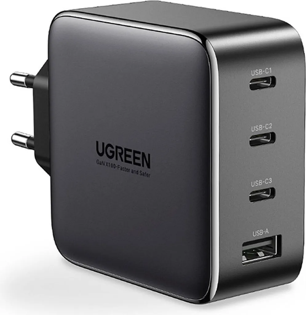 Chargeur universel 100W USB-C pour charger simultanément laptop et mobile