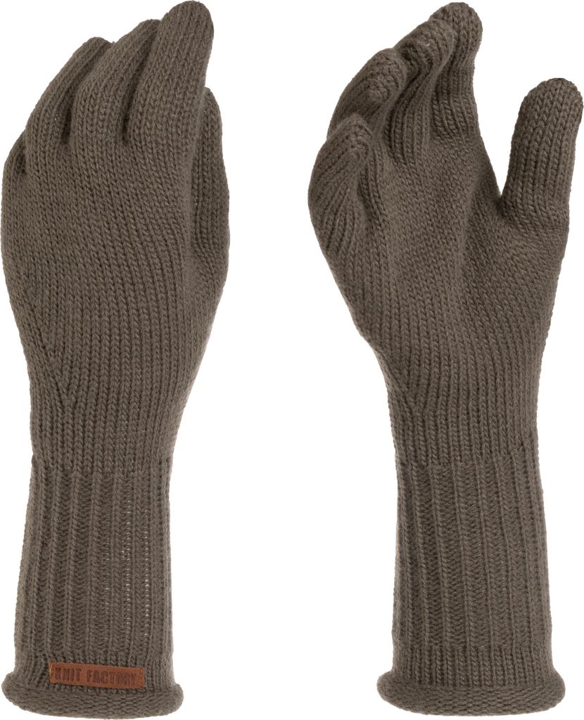 Knit Factory Lana Handschuhe - Cappuccino - One Size