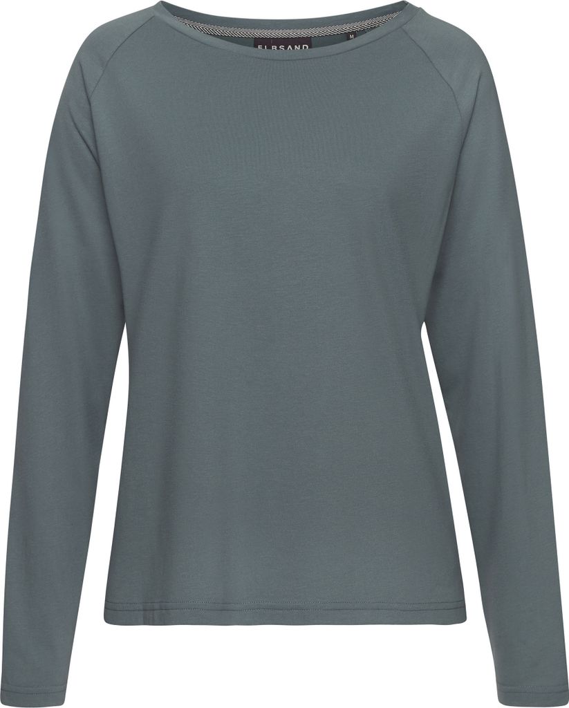 Elbsand Longsleeve Tinna petrol Größe XXL