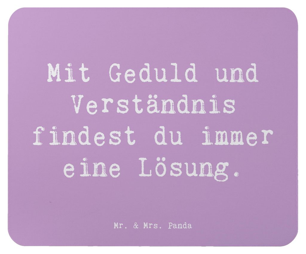 Mr. & Mrs. Panda Mouse Pad Spruch Konflikte friedlich lösen Produktbild 
