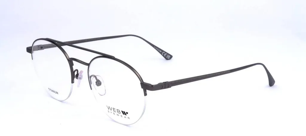 Monture de lunettes homme Web WE5403 gris mat pour verres de vue 51mm