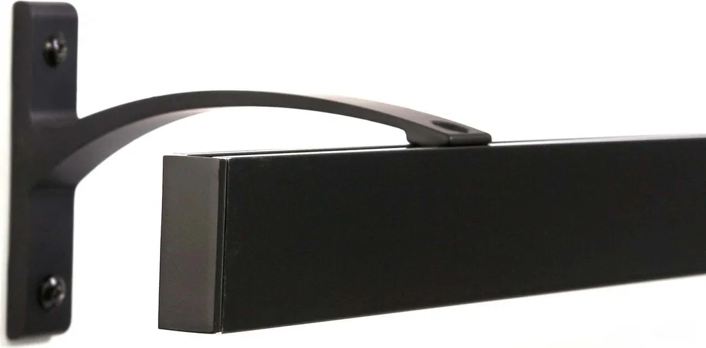 Binario per Tende Nero Serie Curve 330 cm su Misura | Scorritenda Moderno