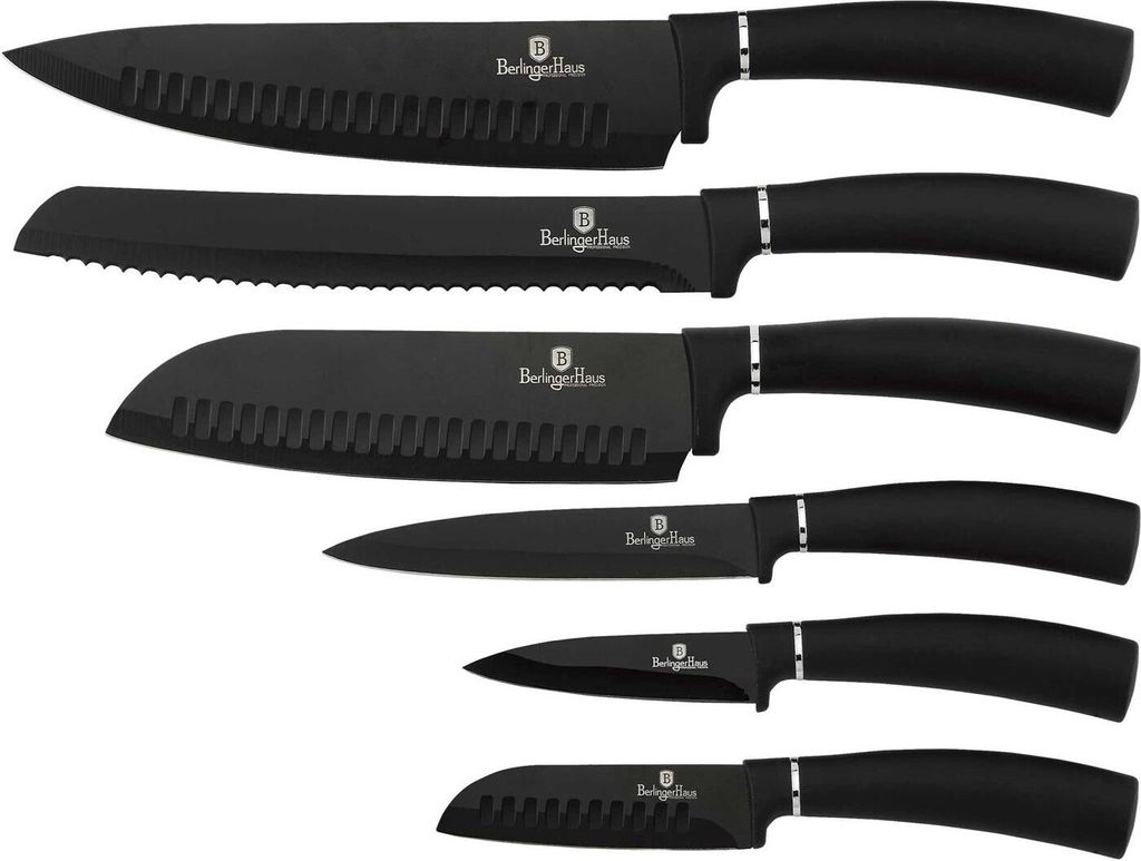 Sada nožů s antibakteriálním povrchem 6 ks Black Royal Obrázek produktu 