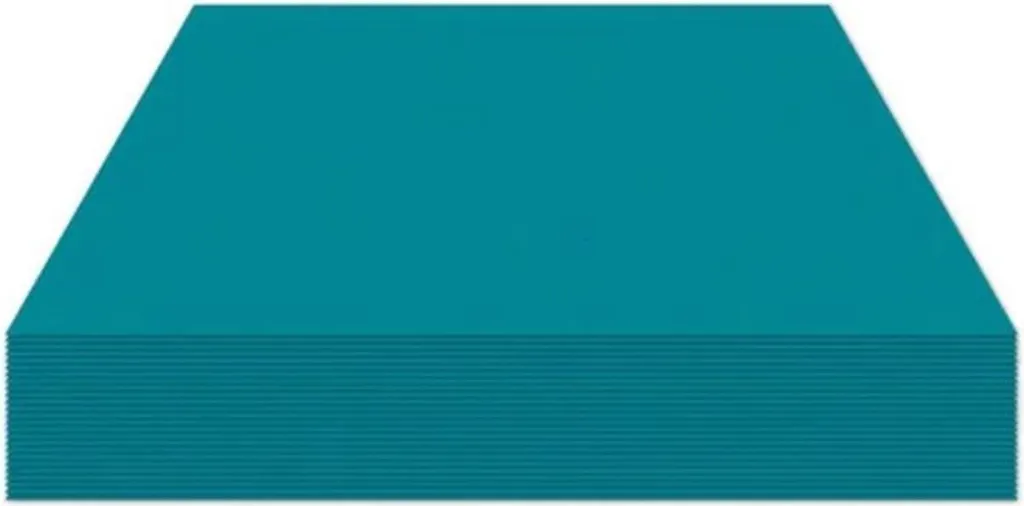 Papier cartonné turquoise 70x50 cm Kangaro - Lot de 25 feuilles rigides