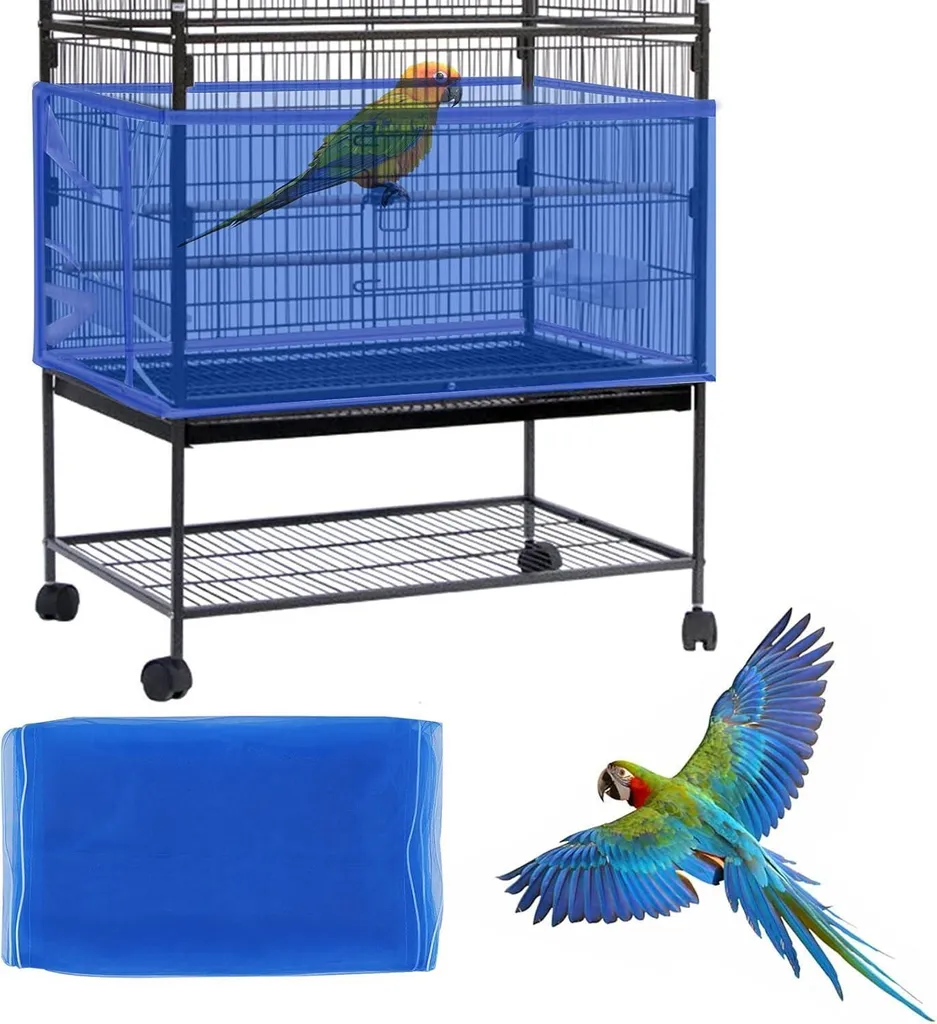 Filet de Cage Oiseau Anti-Graines : Finissez-en avec le Sol Sale !