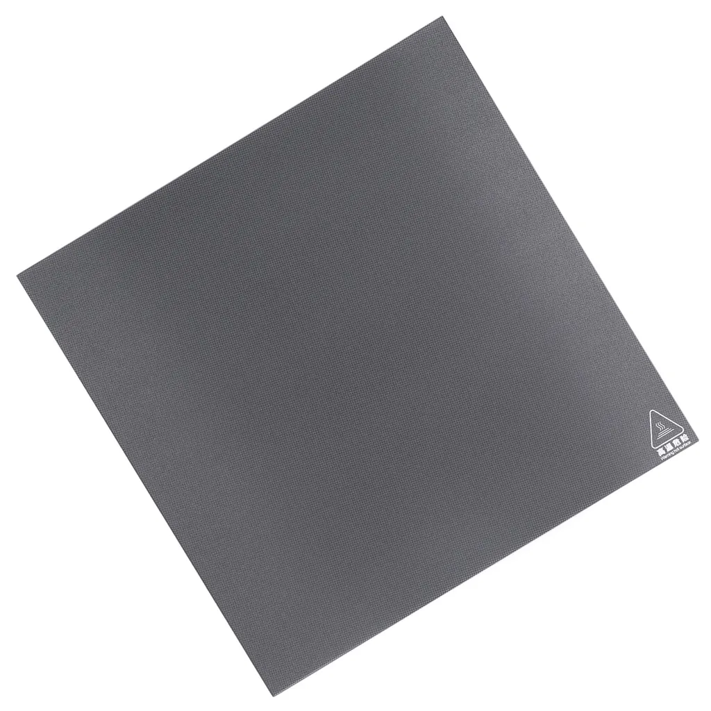Plateau en verre 350x350x4mm : résout les problèmes de planéité 3D