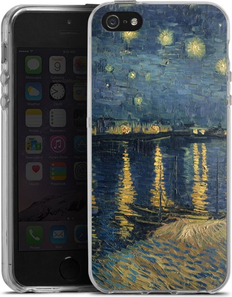 DeinDesign Handyhülle für Apple iPhone 5s Silikon Hülle Case Smartphone Schutzhülle Kunst Malerei