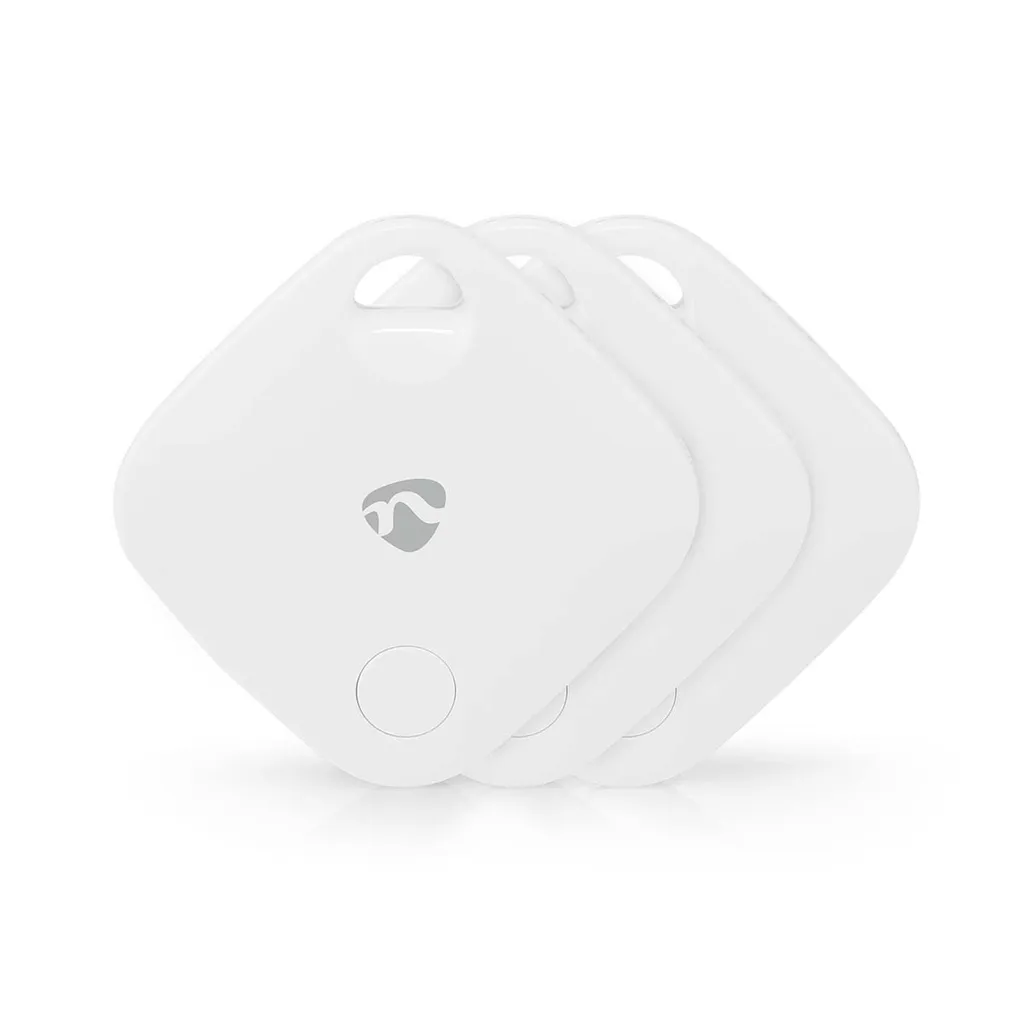 Lot de 3 Localisateurs Connectés Nedis - Traceurs Bluetooth pour iPhone