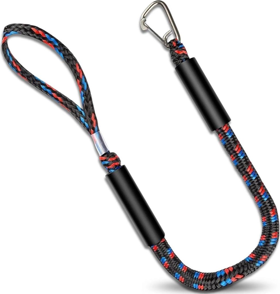 EDIBAZZAR | Boots-Festmacherleine mit Bungee-Stoßdämpfung 120cm 1000kg universal