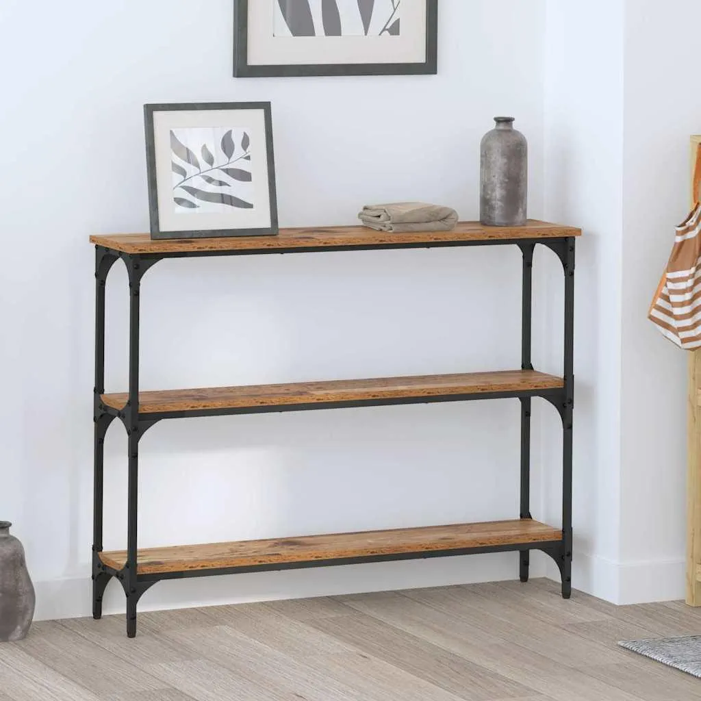 VIDAXL - Tavolo Consolle 90x30x75 Cm In Legno Massello Di Acacia - ePRICE