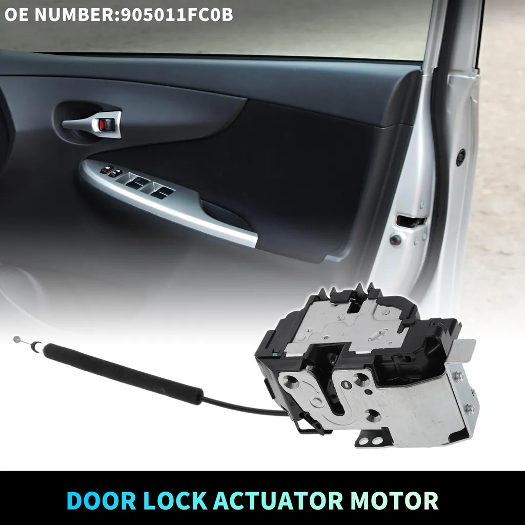 Actionneur Électrique de Serrure Droite pour Nissan Cube 2009 à 2014 Noir