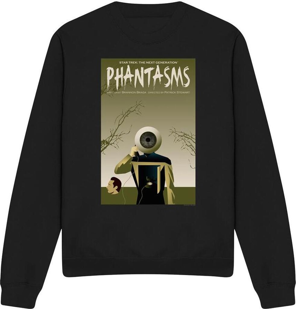 Star Trek - "The Next Generation Season 7 Episode 6" Sweatshirt für Herren/Damen Uni TV11986 (M) (Schwarz)