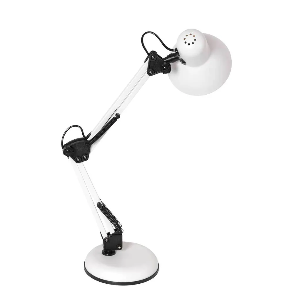 Lampe de table métal noir Mexlite Study - Design ajustable culot E27 - 10