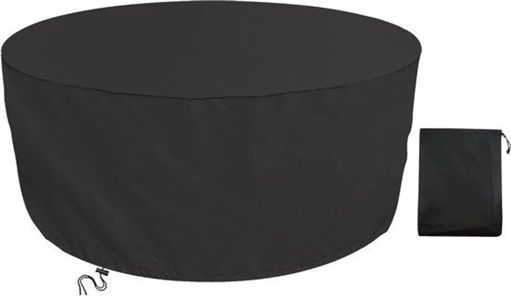 Housse Anti-Vent pour Banc de Jardin Rond 130 cm - Fini la Bâche Envolée