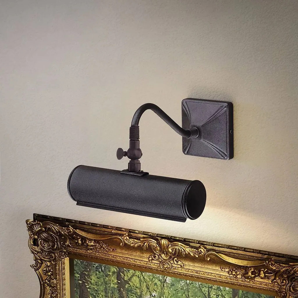 Applique murale tableau 1xE14 noir mat Elstead Lighting - Style Chic