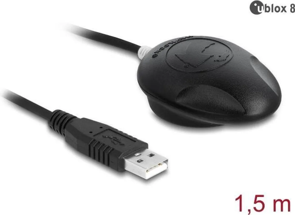 Navilock NL-802U Récepteur Multi GNSS u-blox M8 USB 2.0 avec Câble 1,5m