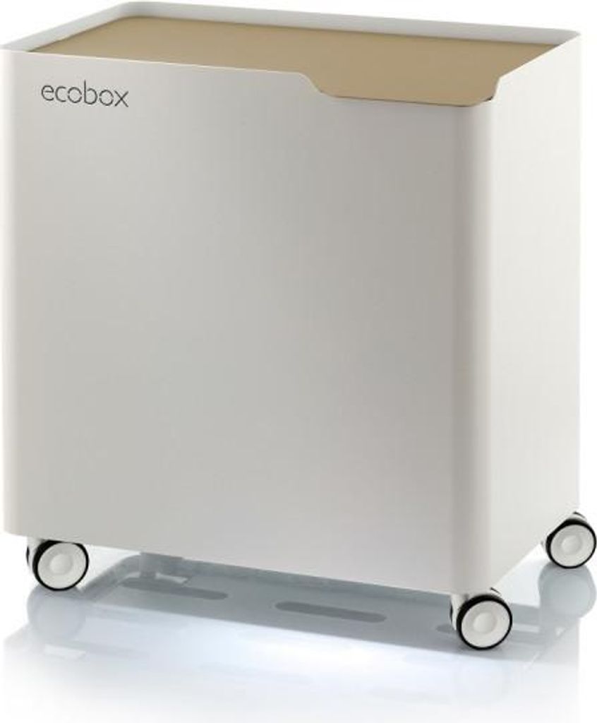 DON HIERRO - Recycling-Mülleimer – Effizientes Trennen mit Design & Rollen - ECOBOX 60L