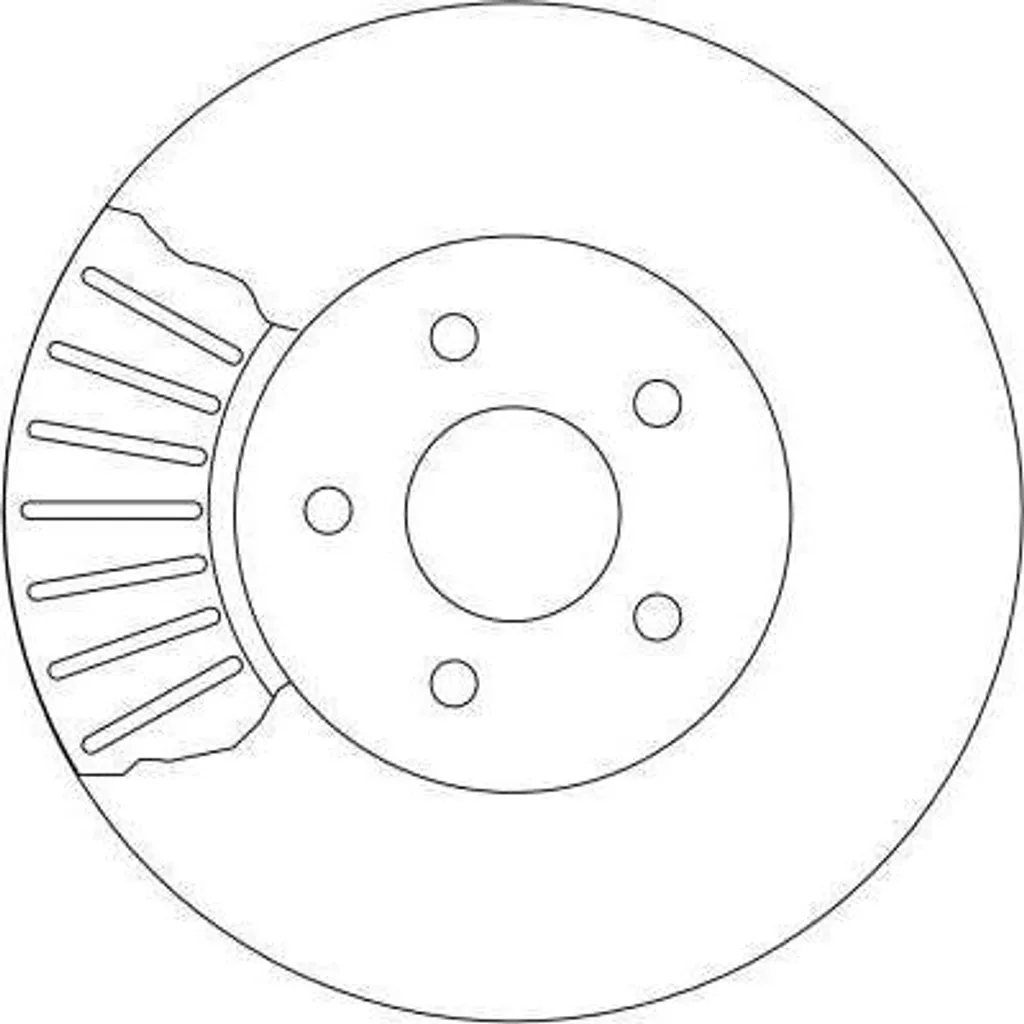 TRW DF4147 Disque de frein en fonte pour Mondeo X-Type (Ref 1465618)