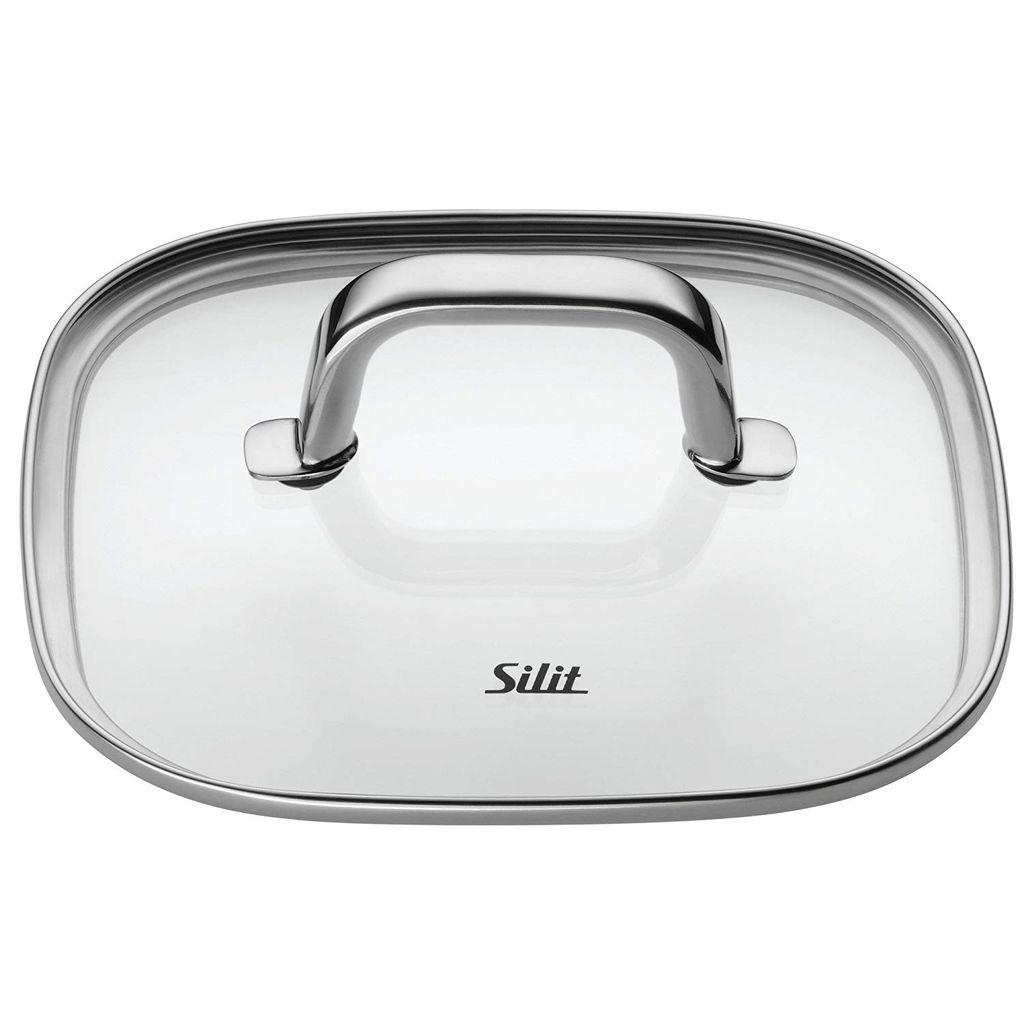 Silit Glasdeckel 18cm Quadro Black / Red 2151296485