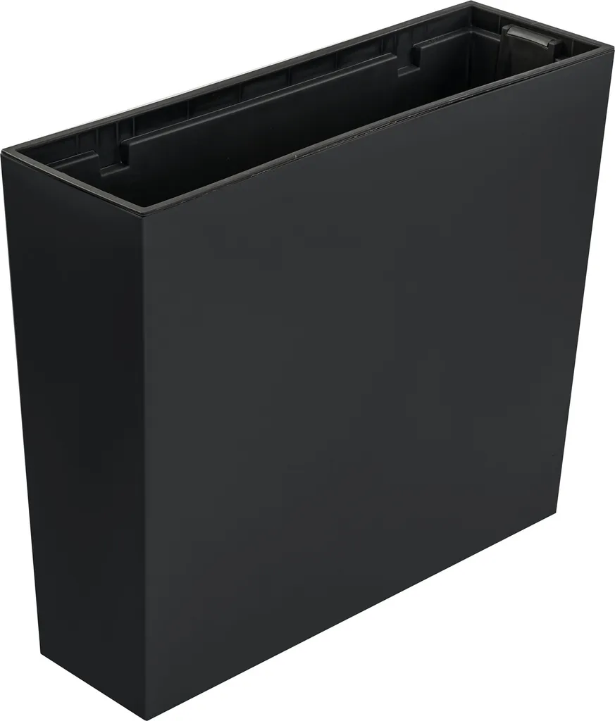 Jardinière de balcon anthracite 58x18x50 cm en plastique haute qualité