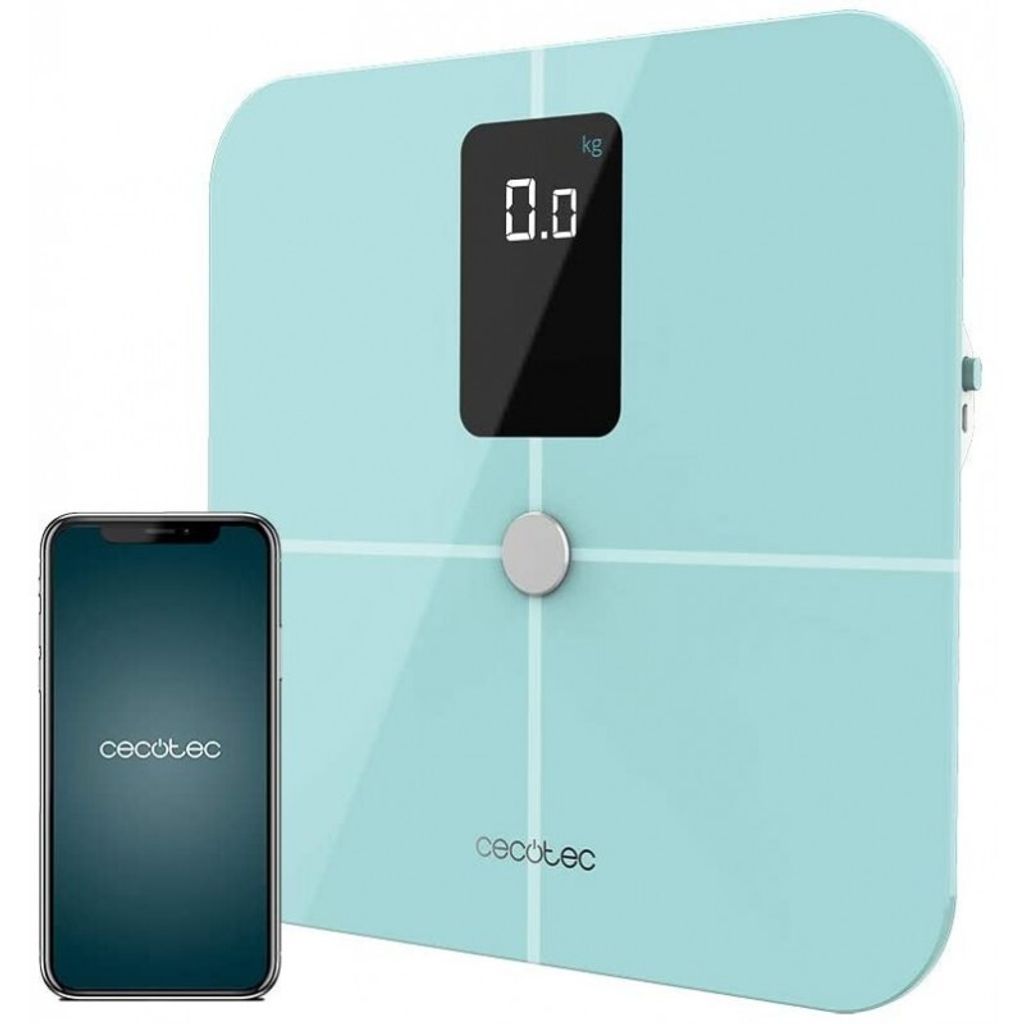 Cecotec Badezimmerwaage mit App Surface Precision 10400 Smart Healthy Vision Blue