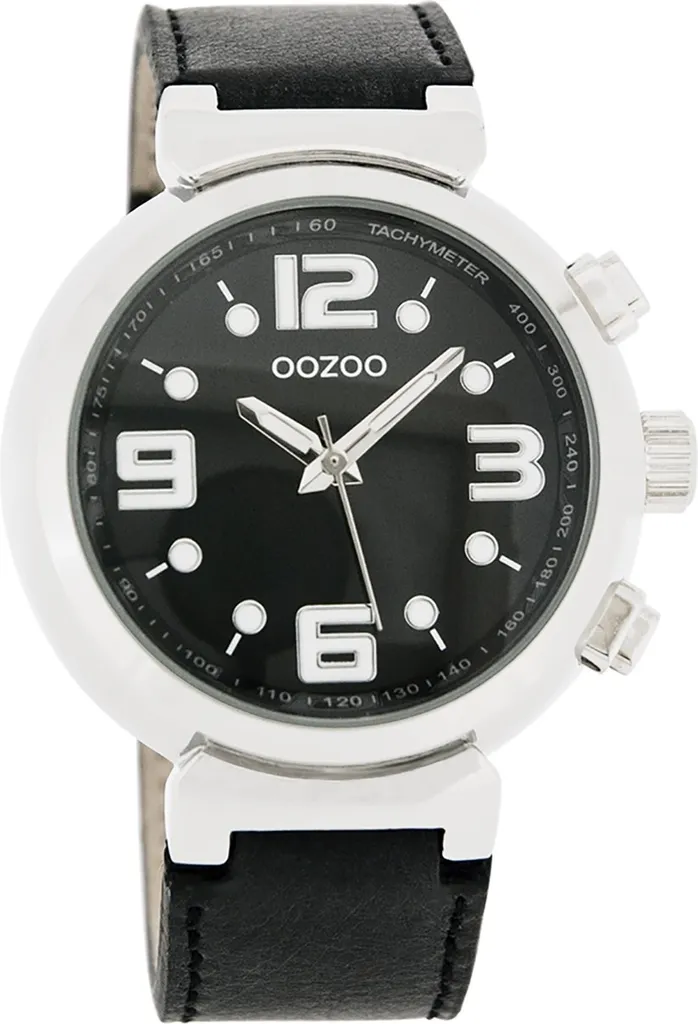 Oozoo Orologio da polso in metallo nero Serie Vintage Ladies-Gents Orologio analogico al quarzo UOC4254A