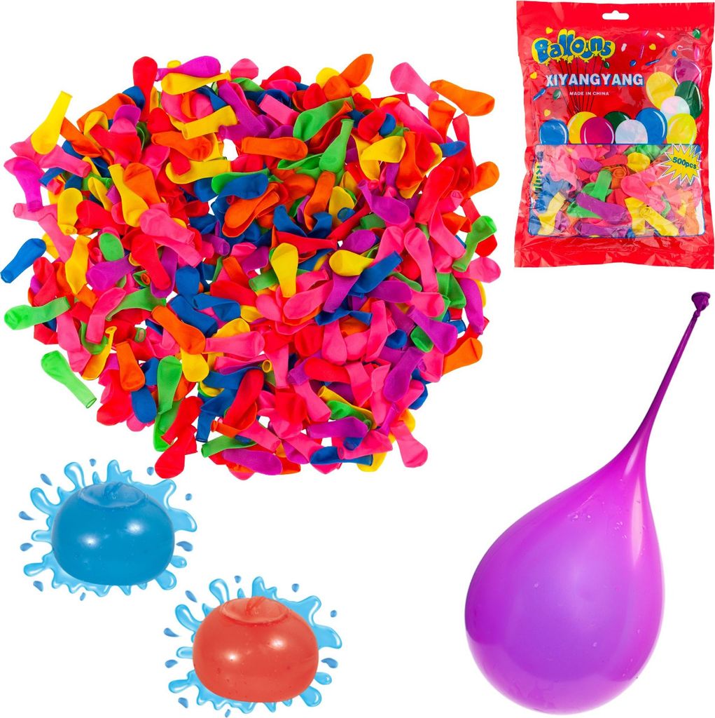 Ballons d'eau Multicolores 500Er Set Image du produit 