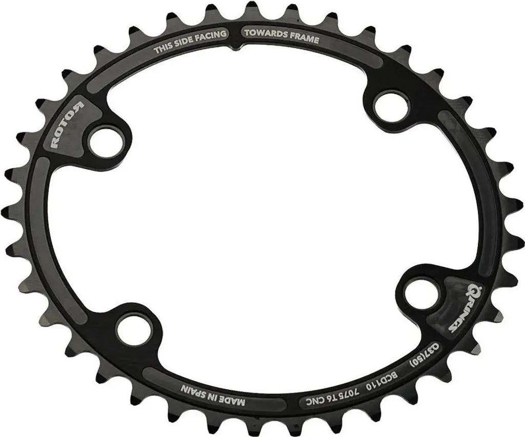 Améliorez votre Rendement avec le Plateau Rotor Q Ring 35t Noir SRAM AXS