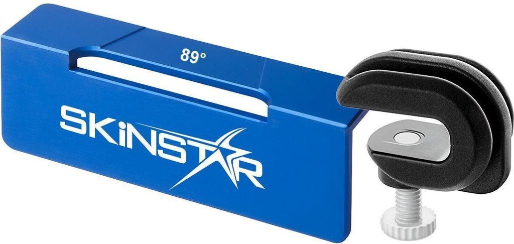 SKINSTAR File Guide Alu-Kantenwinkel Feilenwinkel mit Feilenklammer - Groesse: SKINSTAR 89°