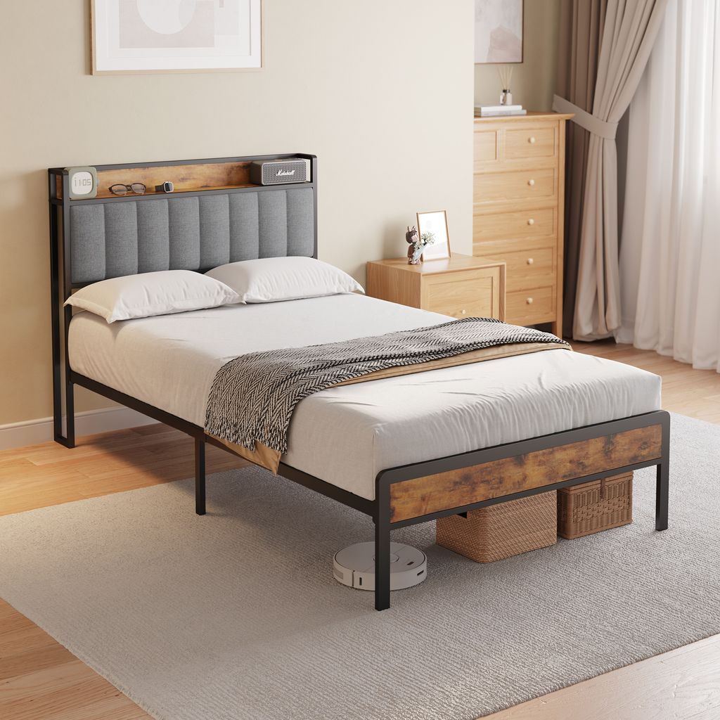 Bealife BF25 Twin Bed, Sommier à plateforme standard, 220,5 Image du produit 
