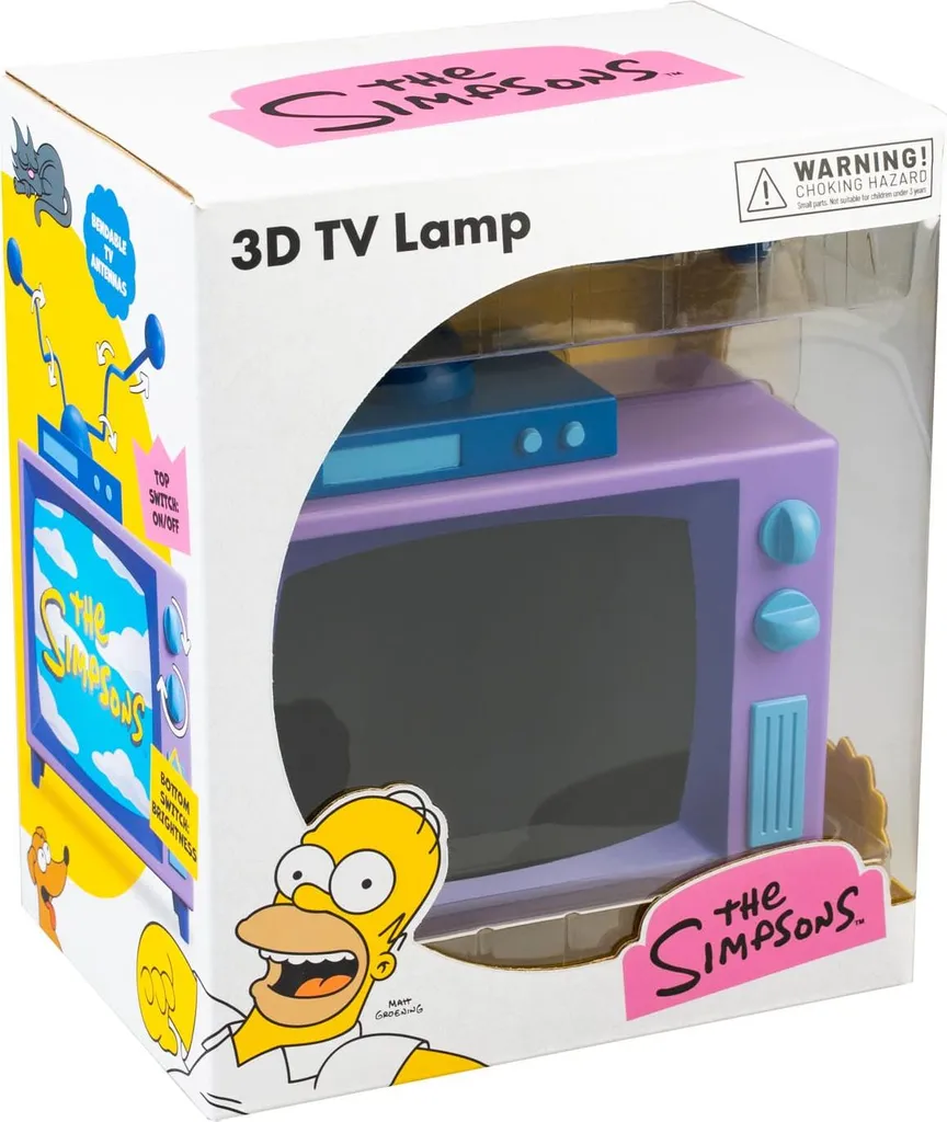 Lampe TV Les Simpsons Éclairage Doux pour Éviter la Fatigue Visuelle
