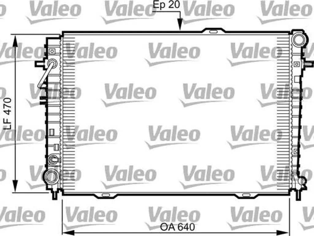 Évitez la Surchauffe : Radiateur Valeo 735507 pour Sportage OE 253102E900