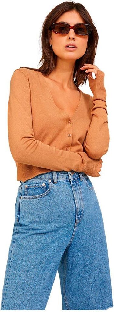 Jack & Jones Isabel Soft Crop Strickjacke Orange M Frau Orange M