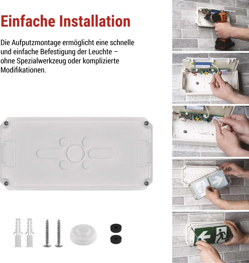 Éclairage de Secours LED EMOS NESSI : Sécurisez vos Évacuations 3h 3W