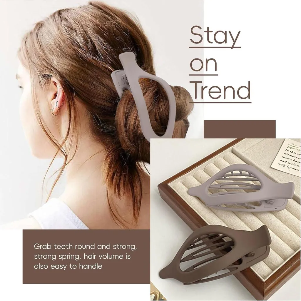 Pinces à cheveux anti-glisse pour tenue parfaite du chignon - Pack 6 - 6