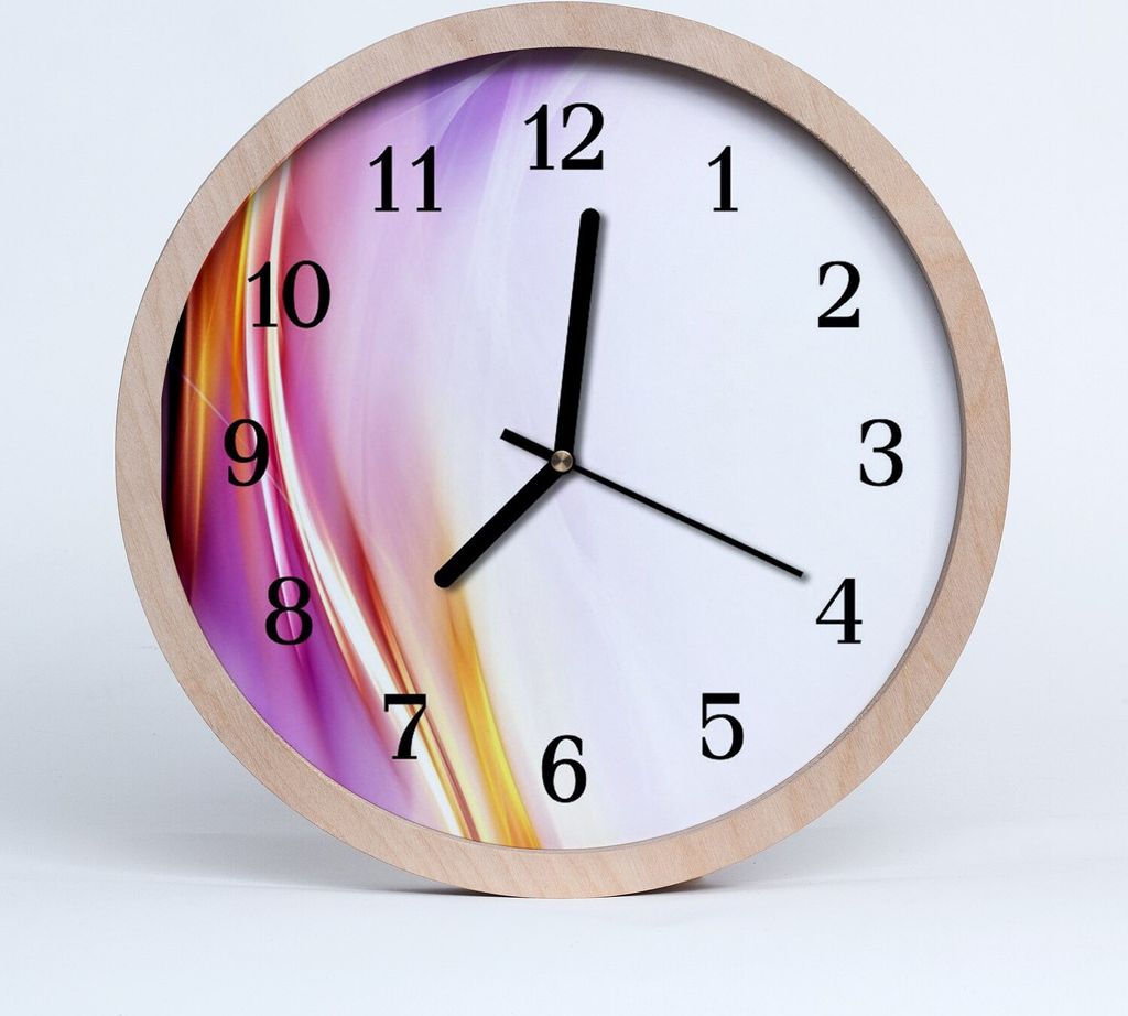 Holzuhr 30fi cm wanduhr - Abstrakte Kunst