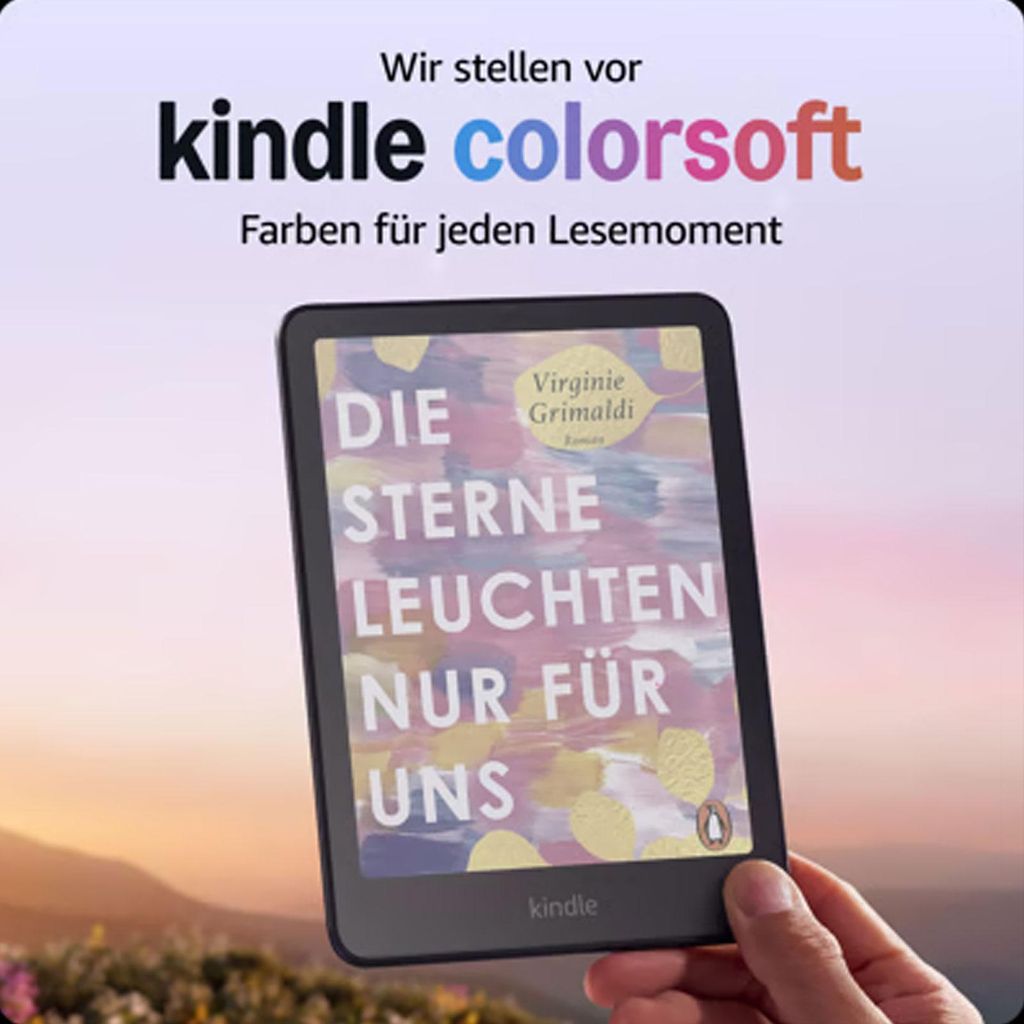 Amazon Kindle Colorsoft E-Book-Reader 7" 16 GB WLAN Schwarz Produktbild 
