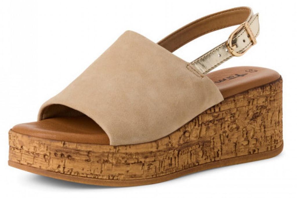 Tamaris sandalette Sandalette beige in Gr. 40