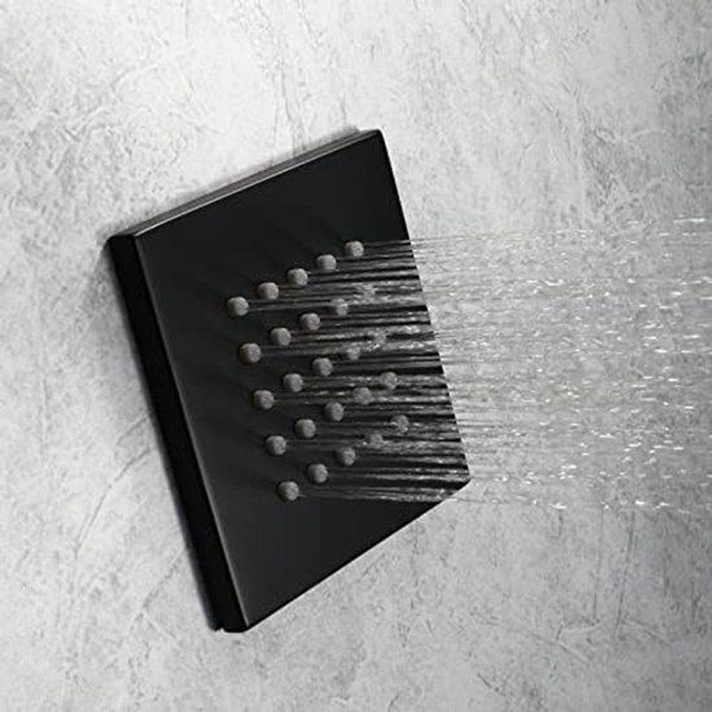 Massagesprühkopf 4 Zoll Massivklinge Zijsprühgerät Wandmontage Badkamer Accessoire