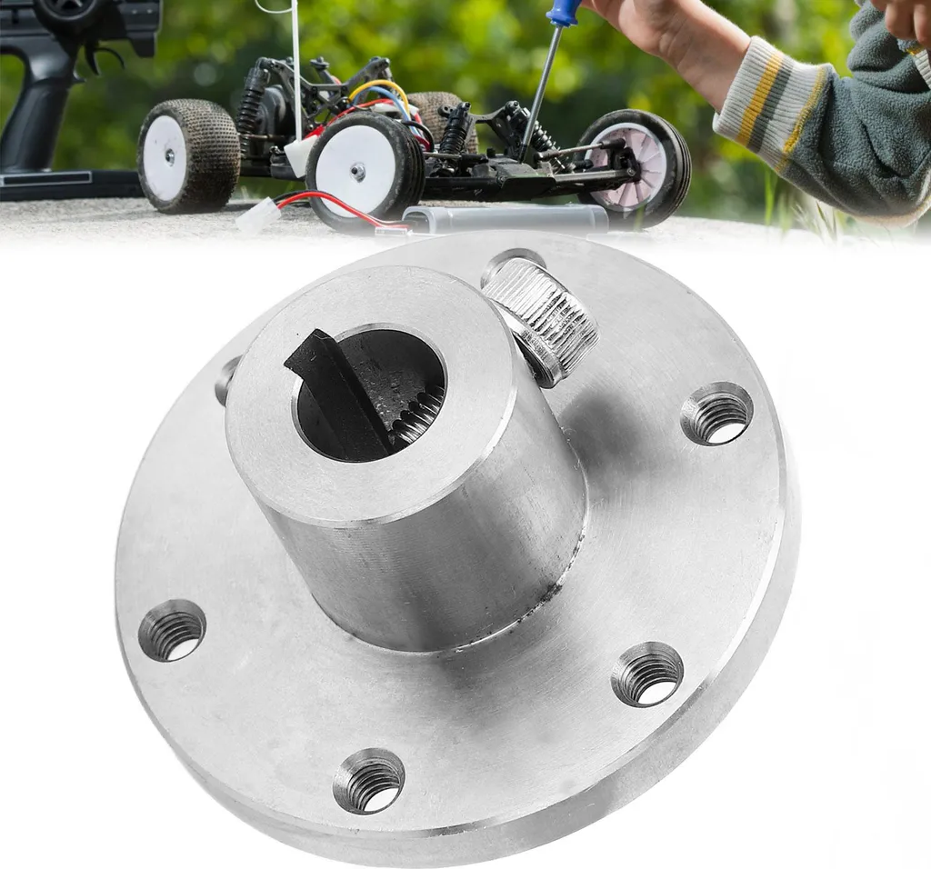 Accouplement à bride 12mm inox ultra résistant avec clé de serrage RC - 2